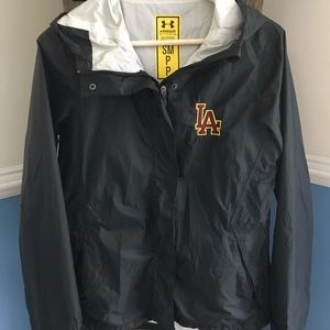 LA Under Armour petite rain jacket